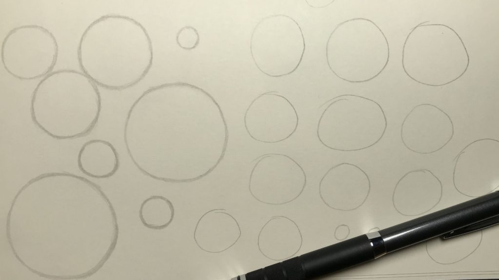 Why are circles so hard to draw in a single stroke?