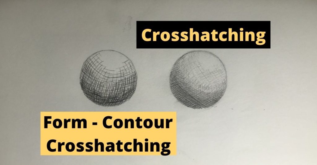 Form and contour crosshatching