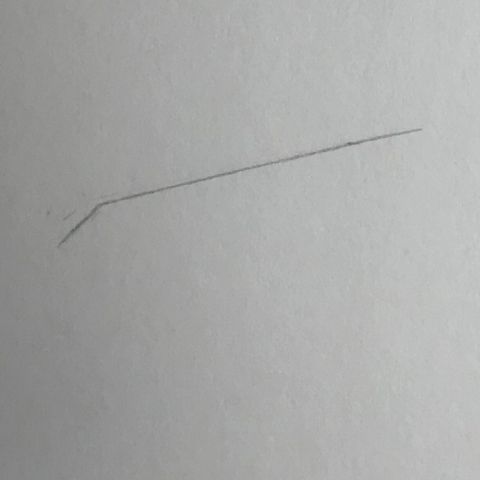 How to draw regular elf ears step 1