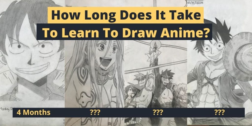 How Long Does It Take To Learn To Draw Anime? All Skill Levels ...