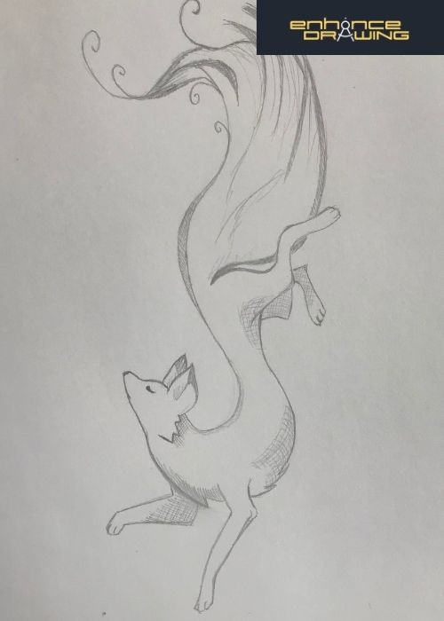 Anime Artic Fox Drawing Idea