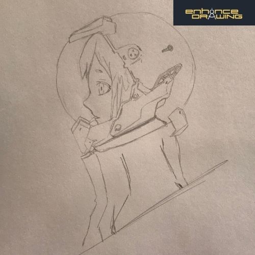 Anime Astronaut Drawing Idea