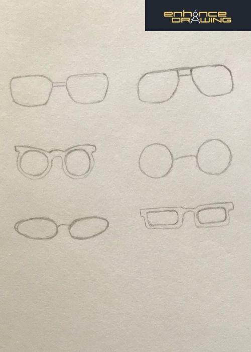 Anime Glasses Drawing Ideas