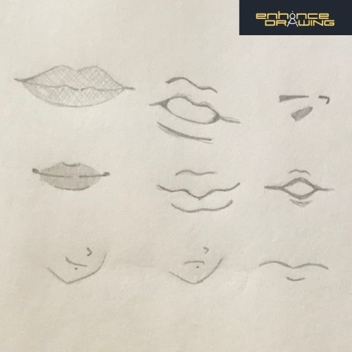 Anime Lips Drawing Ideas