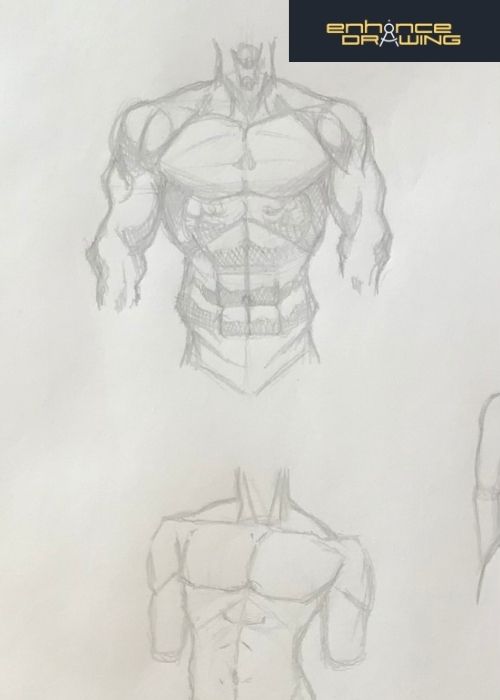 Anime Male Torso Drawing