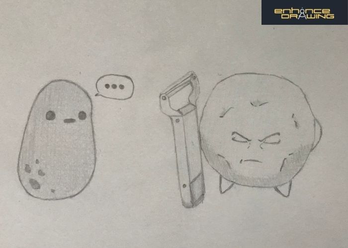 Anime Potato Drawing