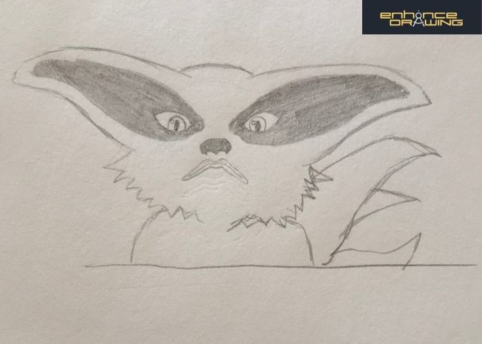 Baby Kurama Anime Drawing IDea