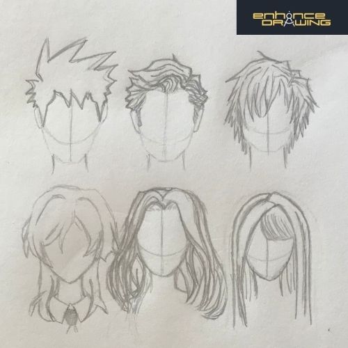 Hairstyle Anime Drawing Ideas