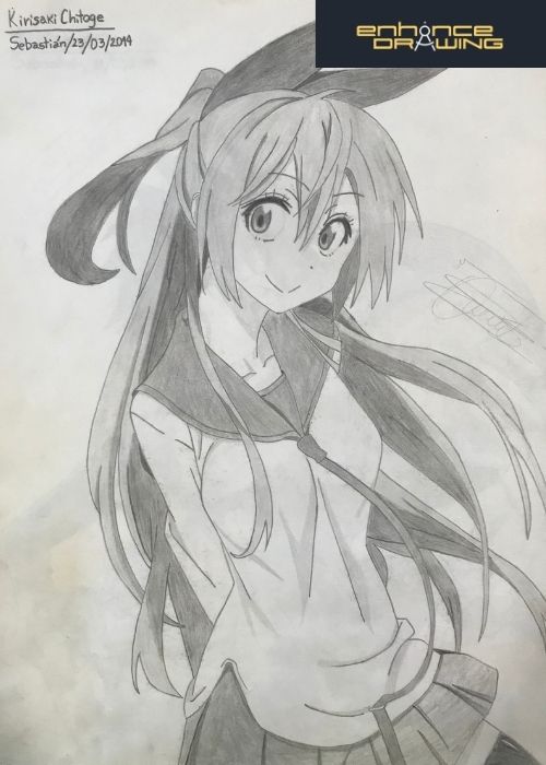 Kirisaki chitoge Anime Drawing Idea
