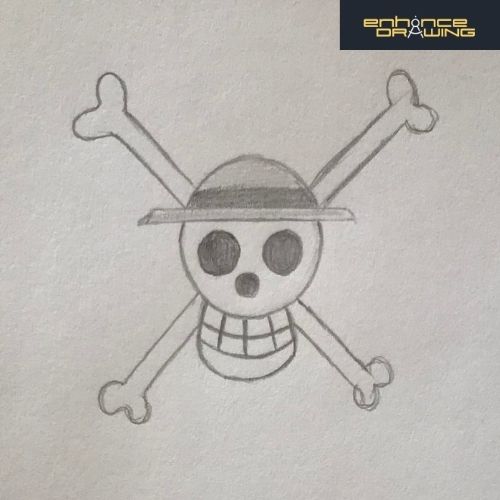 Straw-Hat Pirates Flag Drawing Idea